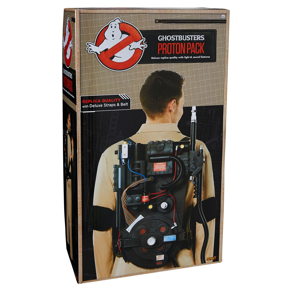 Light-Up Deluxe Replica Proton Pack - Ghostbusters BLACK