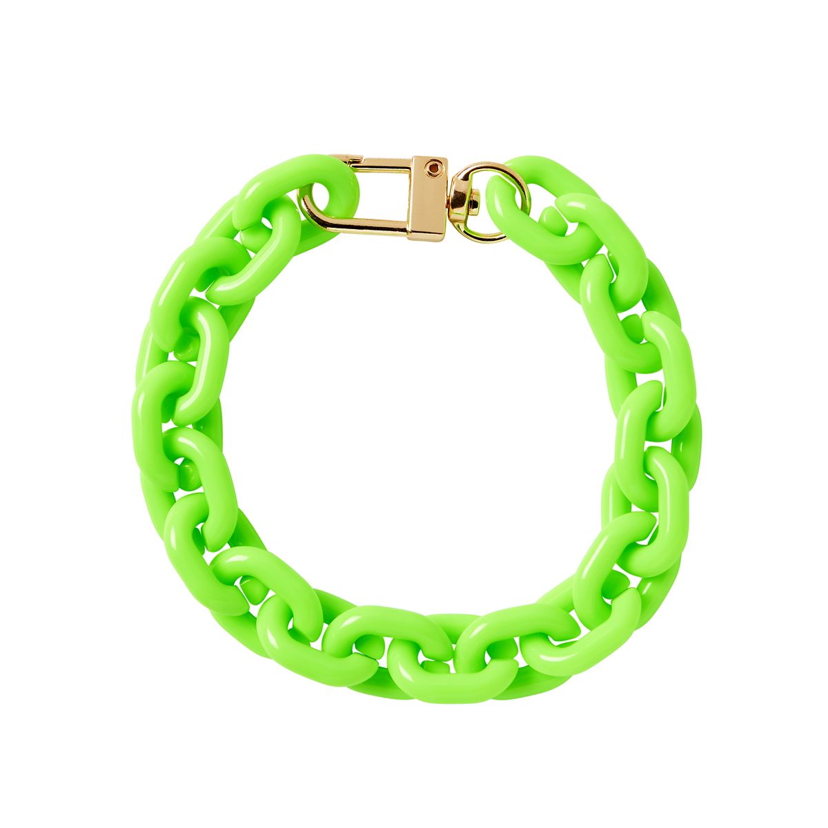 80s Chain Bracelets - 2 Pack PINK/GREEN