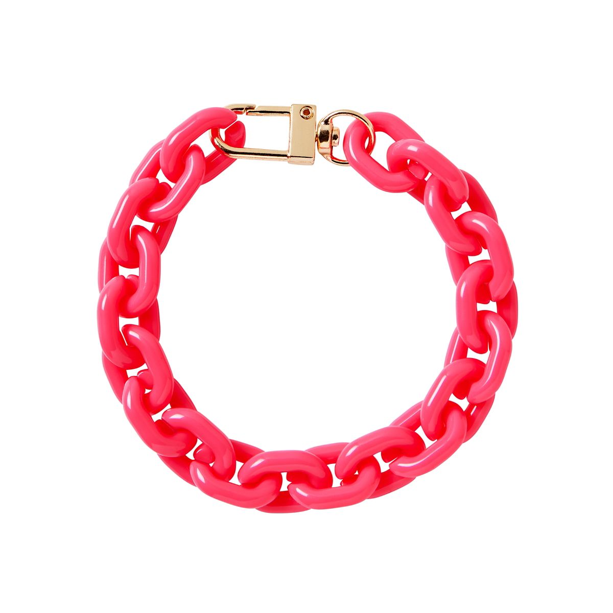 80s Chain Bracelets - 2 Pack PINK/GREEN