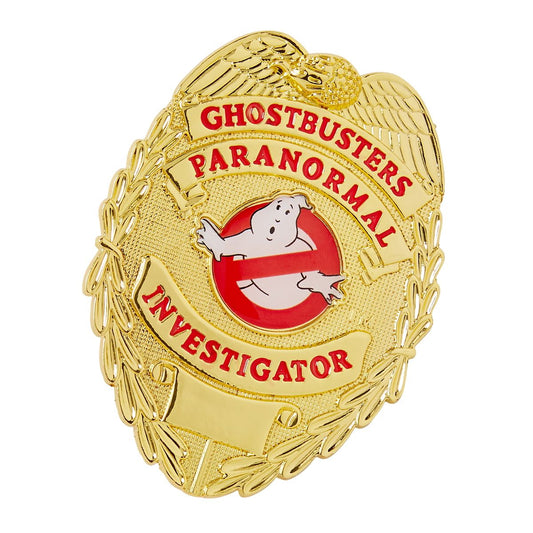 Paranormal Investigator Badge - Ghostbusters GOLD