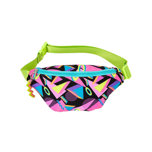 80's Neon Fanny Pack GREEN - MULTI