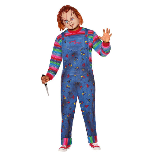 Adult Chucky Costume Deluxe MULTI-COLOR