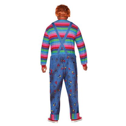 Adult Chucky Costume Deluxe MULTI-COLOR