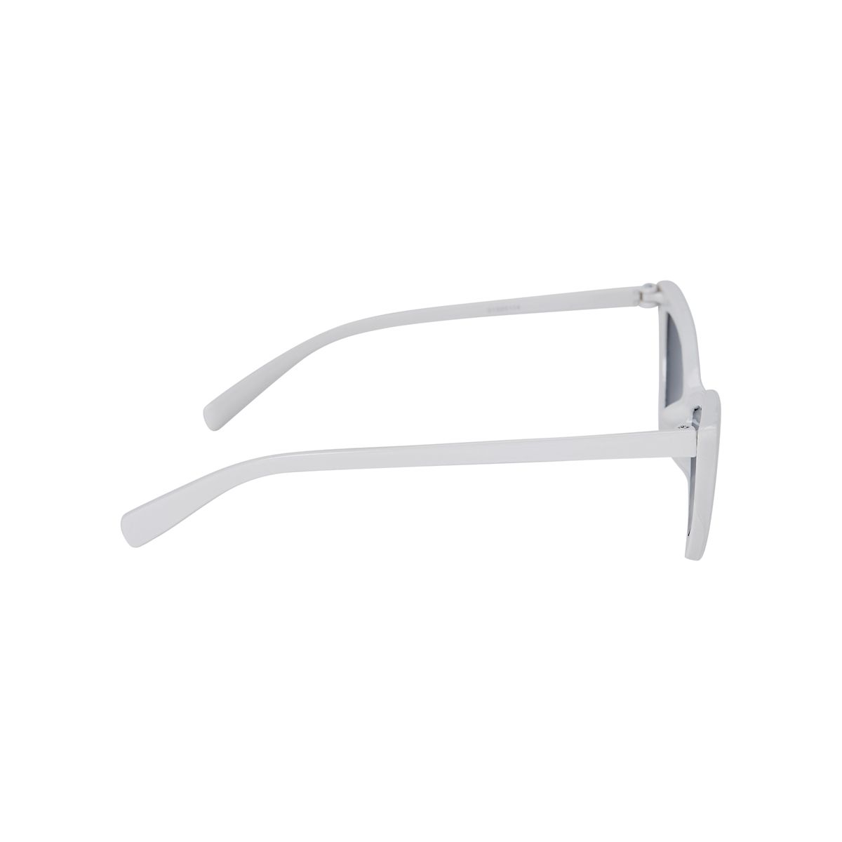 80s Geometric Sunglasses WHITE