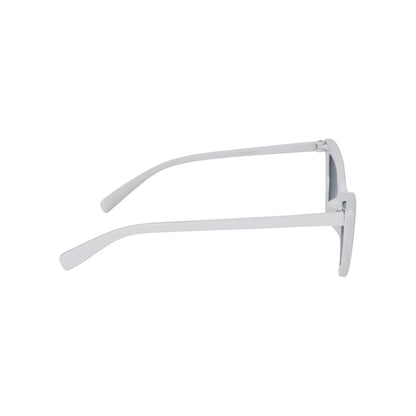 80s Geometric Sunglasses WHITE