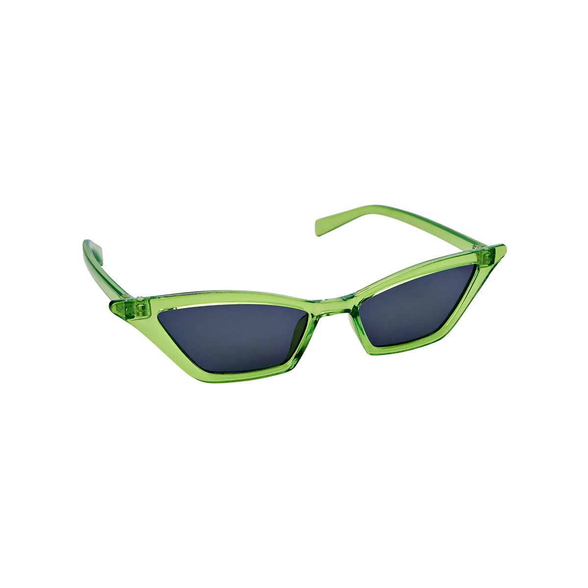 80s Neon Cat Eye Sunglasses CLEAR