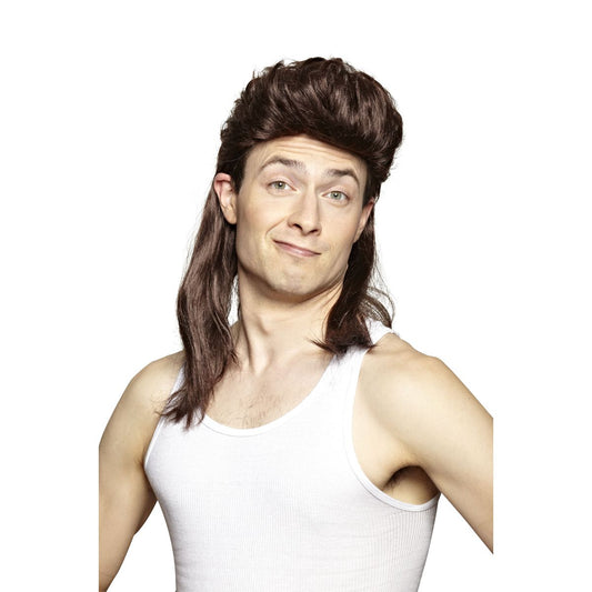 Brown Mullet Wig BROWN