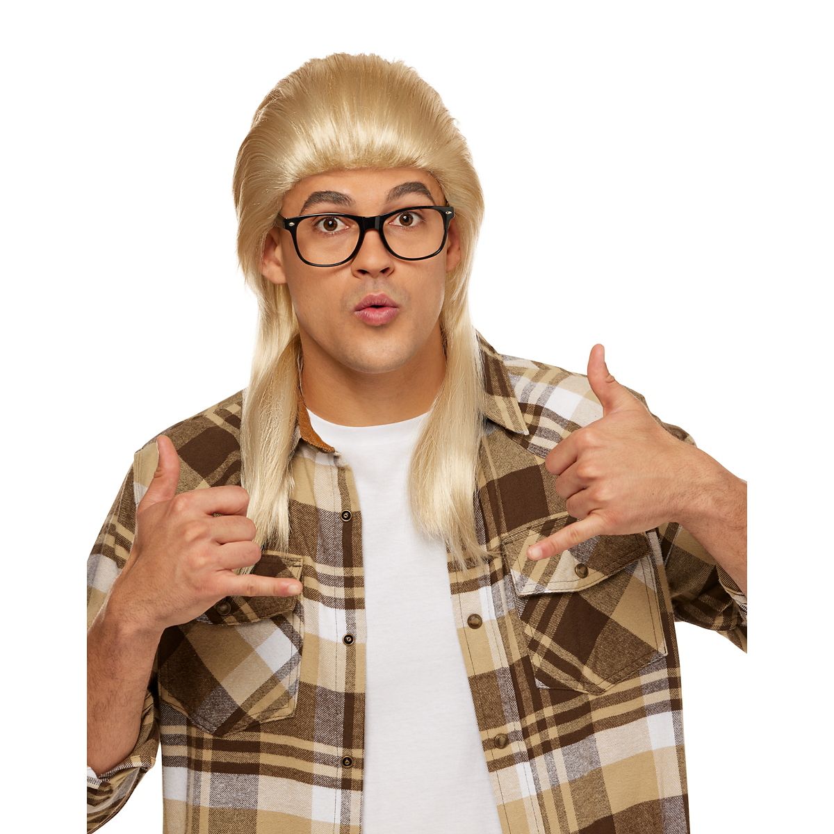 Funny Guy Mullet Wig BLONDE