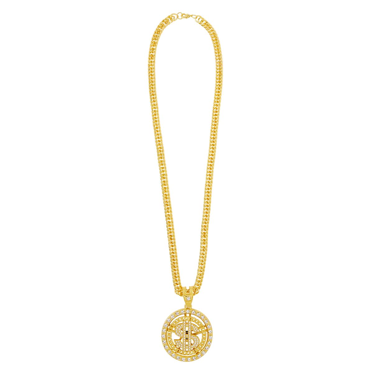 Dollar Sign Chain Necklace GOLD