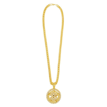 Dollar Sign Chain Necklace GOLD