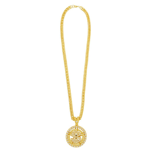 Dollar Sign Chain Necklace GOLD