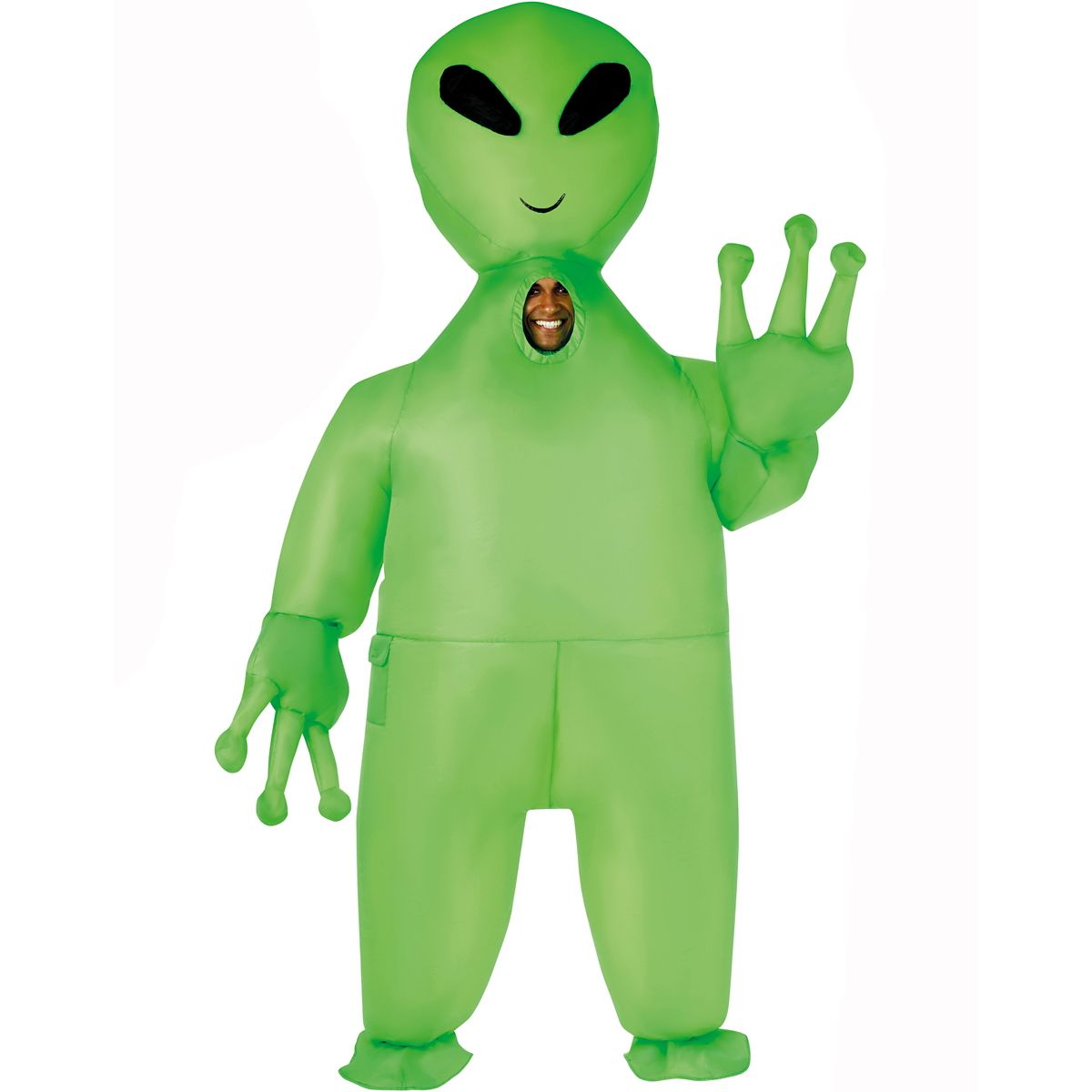 Adult Inflatable Alien Costume GREEN
