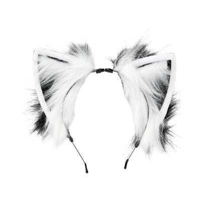 Black Wolf Ears BLACK