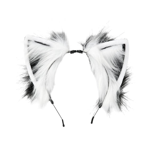 Black Wolf Ears BLACK
