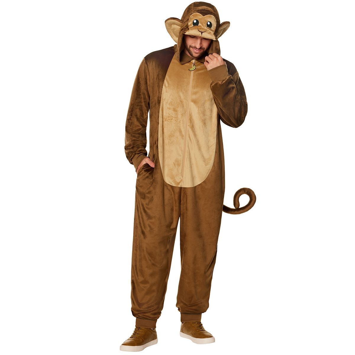 Adult Monkey Jumpsuit BROWN