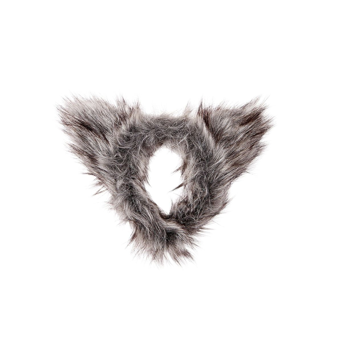 Faux Fur Wolf Ear Headband GRAY