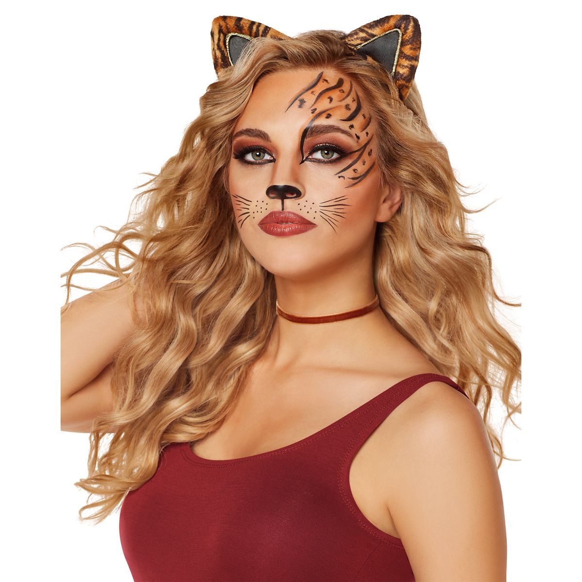 Tiger Ear Headband BROWN