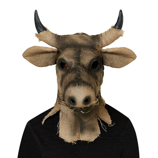 Moving Mouth Bull Scarecrow Full Mask