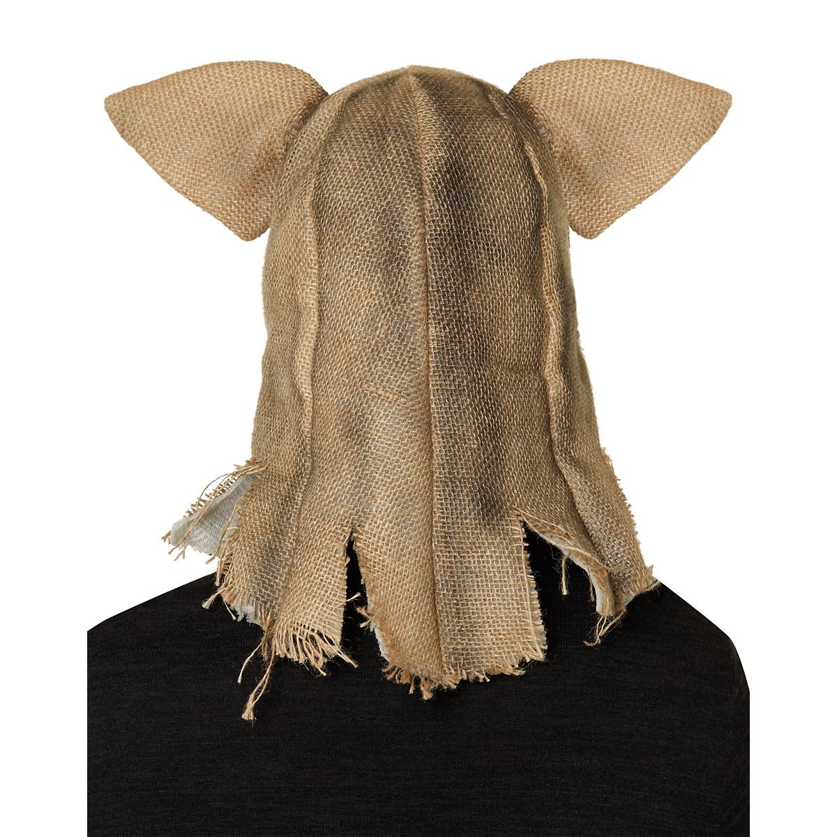 Moving Mouth Pig Scarecrow Full Mask BROWN