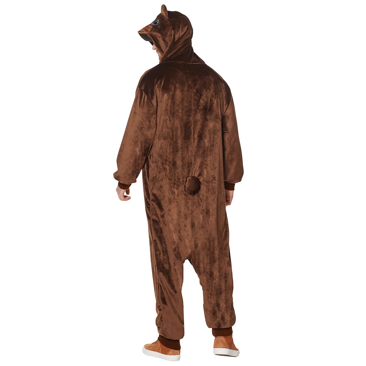 Adult Bear Jumpsuit Costume BROWN
