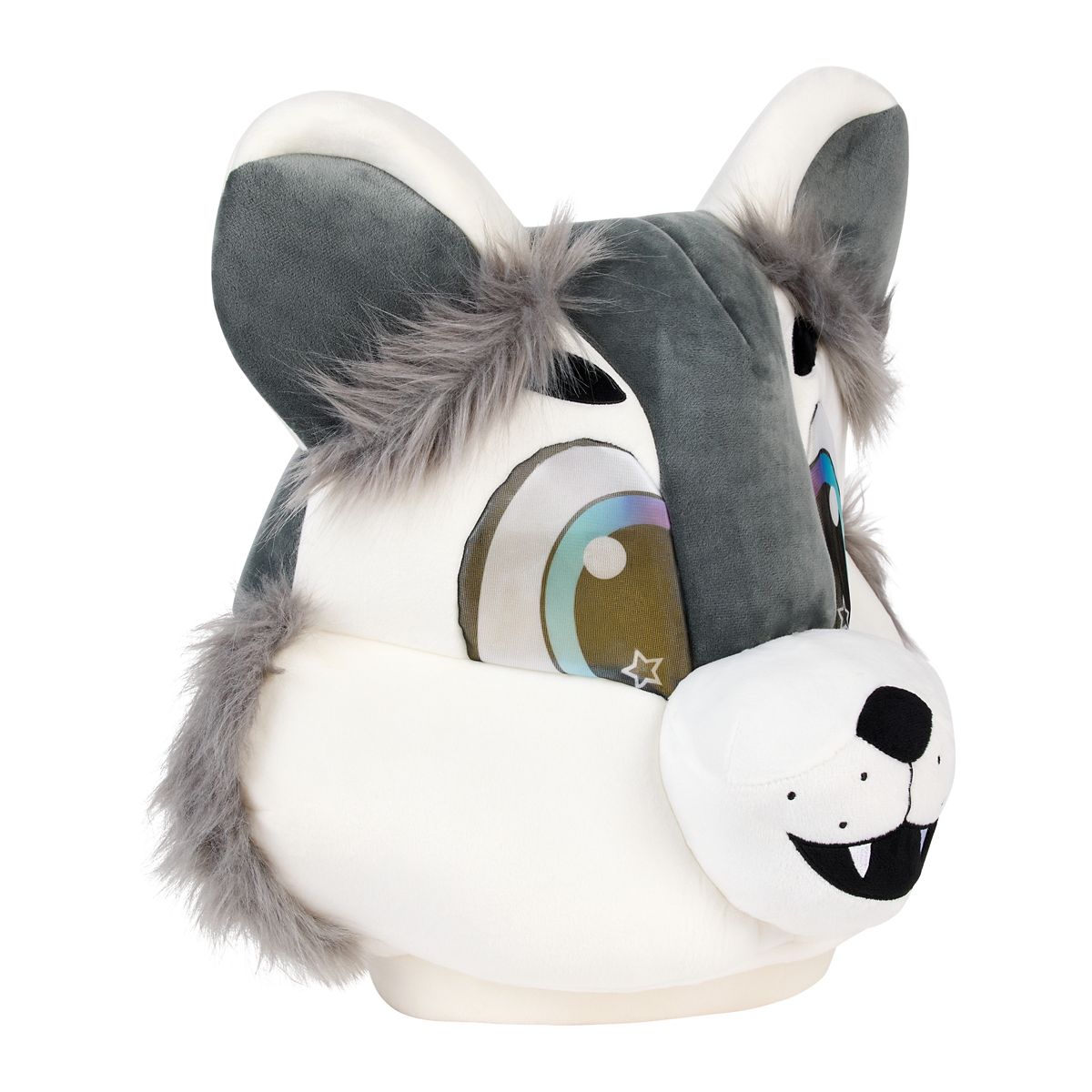 Gray Wolf Furry Mask GRAY