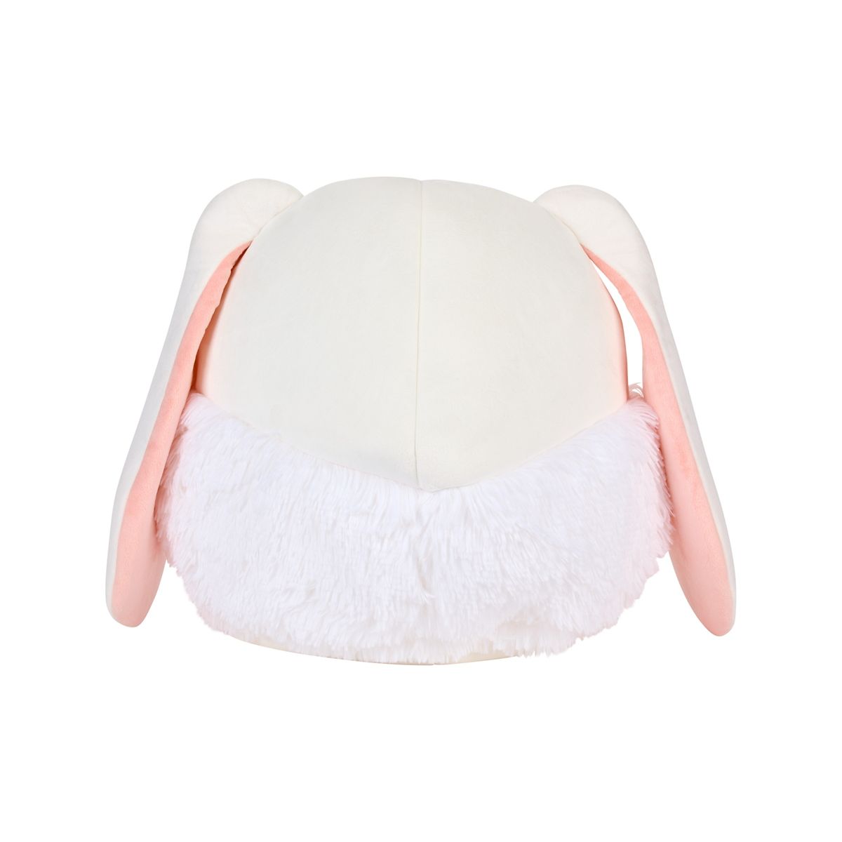 White Bunny Furry Mask BLACK AND WHITE