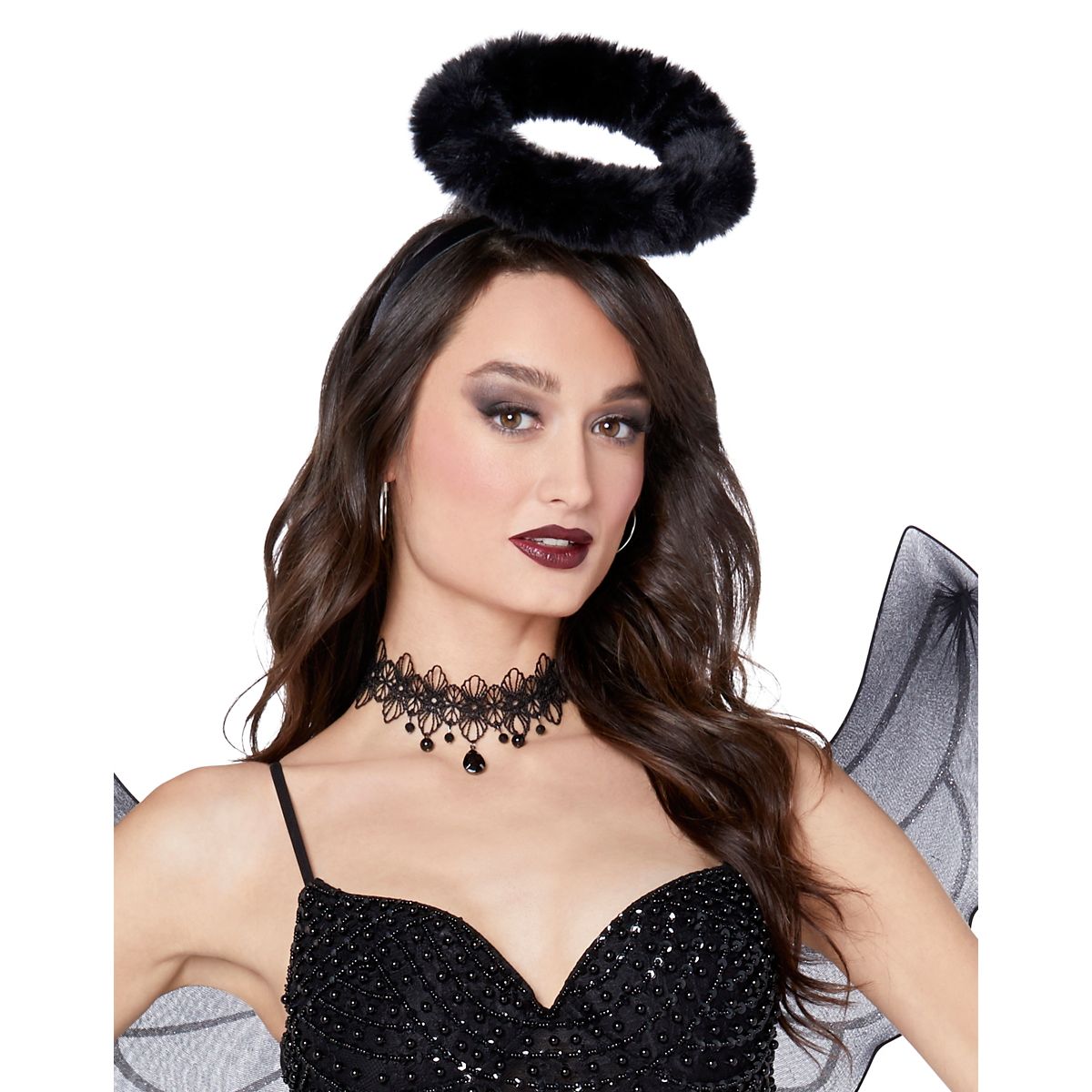 Adult Fallen Angel Costume Kit BLACK