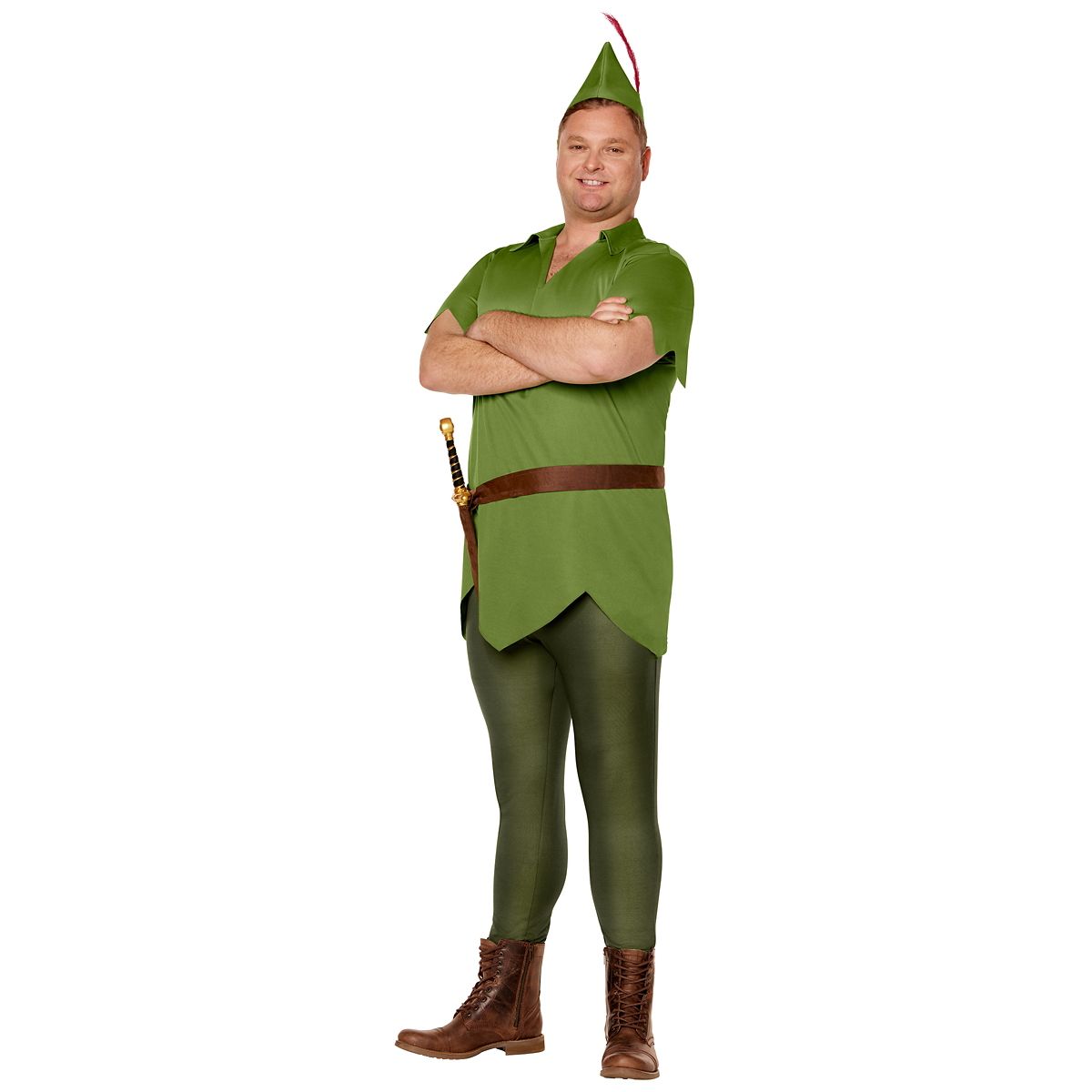 Adult Peter Pan Costume - Disney GREEN