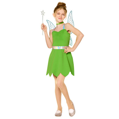 Kids Tinker Bell Costume - Disney Peter Pan GREEN