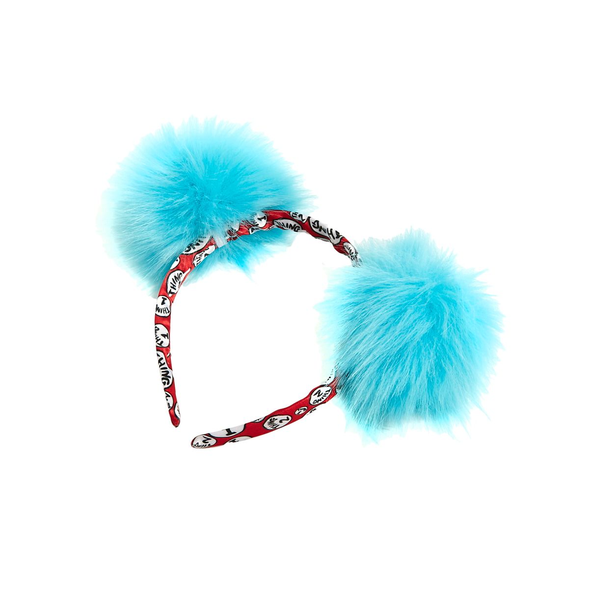 Faux Fur Thing One and Thing Two Headband - Dr. Seuss BLUE