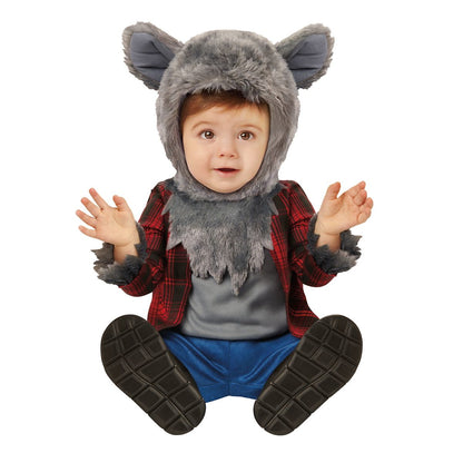 Baby Werewolf Costume GRAY PLAID