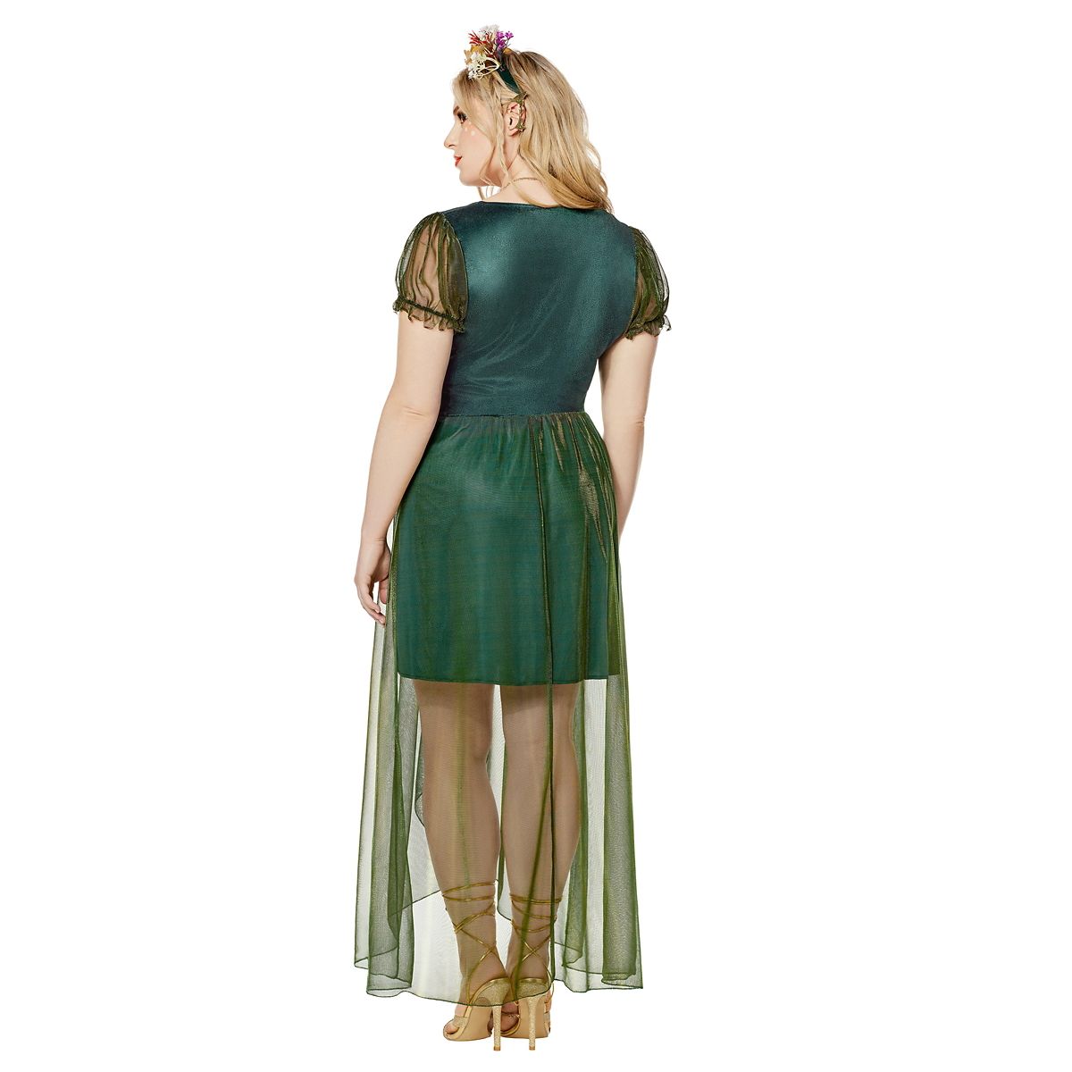 Adult Queen of the Forest Costume GREEN