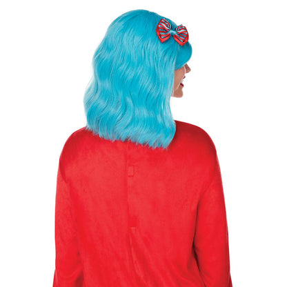 Long Thing 1 and Thing 2 Wig - Dr. Seuss BLUE