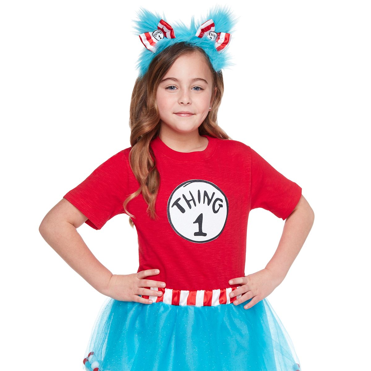 Thing 1-5 Glitter Patches - Dr. Seuss RED / BLUE