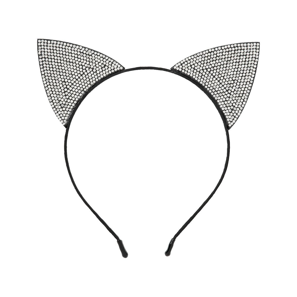Rhinestone Cat Ears BLACK