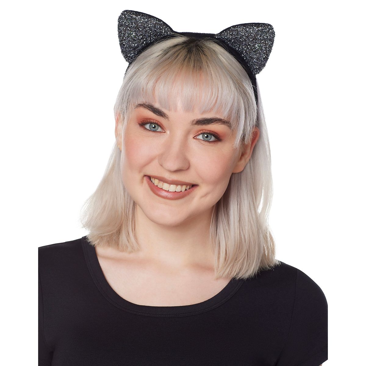 Light-Up Cat Ear Headband BLACK