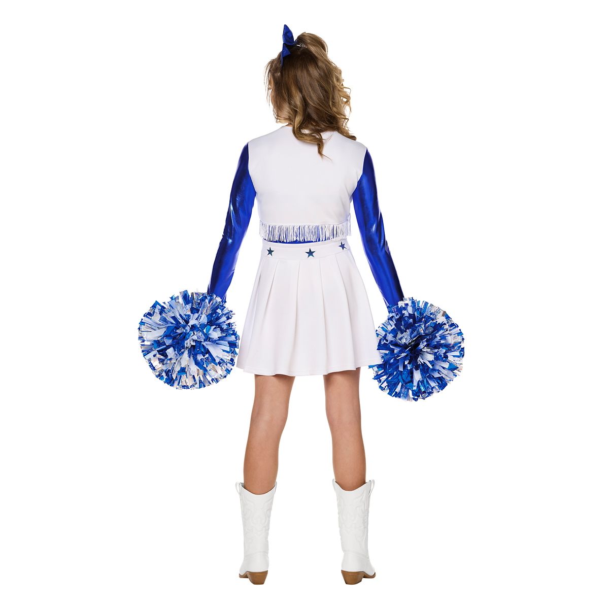 Kids Dallas Cowboys Cheerleader Costume BLUE / WHITE