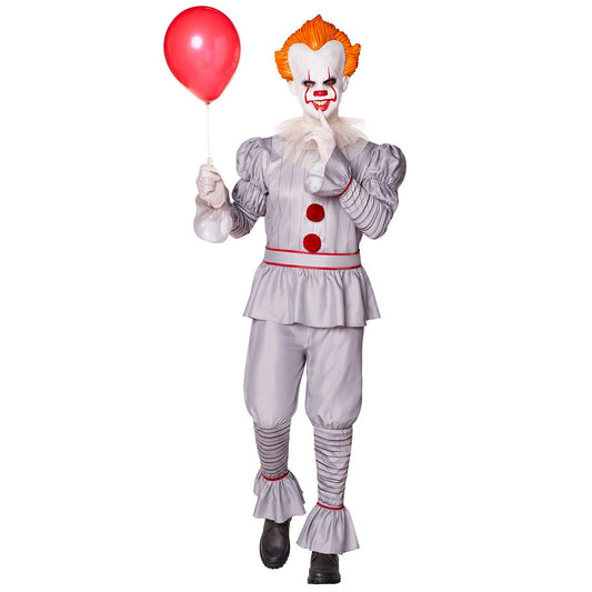 Adult Pennywise Costume - It: Chapter Two GRAY