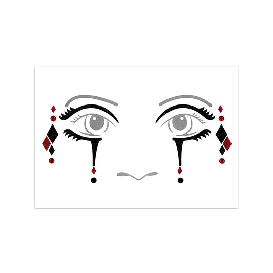 Jester Face Decal MULTI-COLOR
