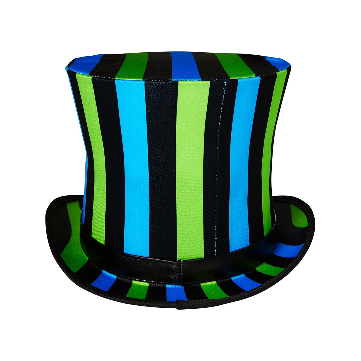 Scary Clown Neon Top Hat BLACK / MULTI