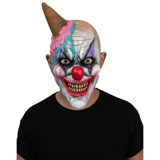 Ice S-Cream Clown Full Mask BLACK AND PINK