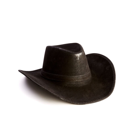 Black Cowboy Hat Deluxe BLACK