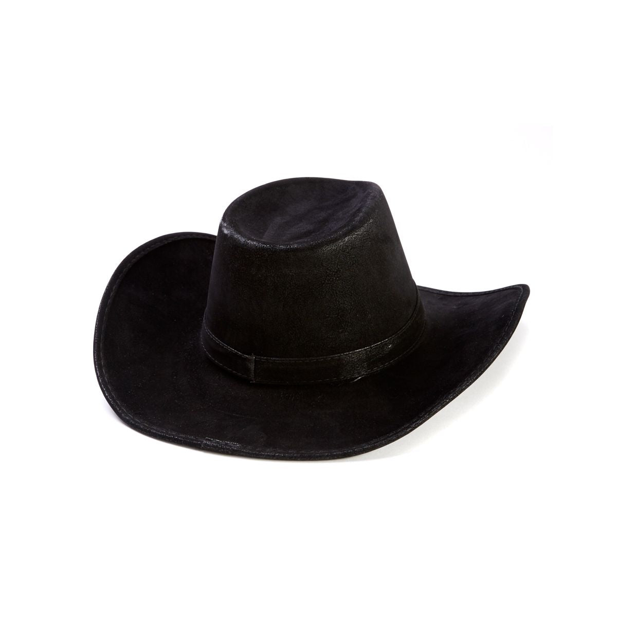 Black Cowboy Hat Deluxe BLACK