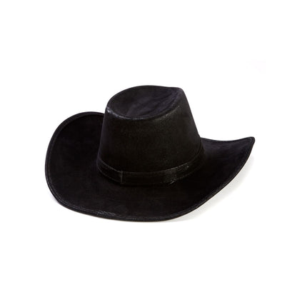 Black Cowboy Hat Deluxe BLACK
