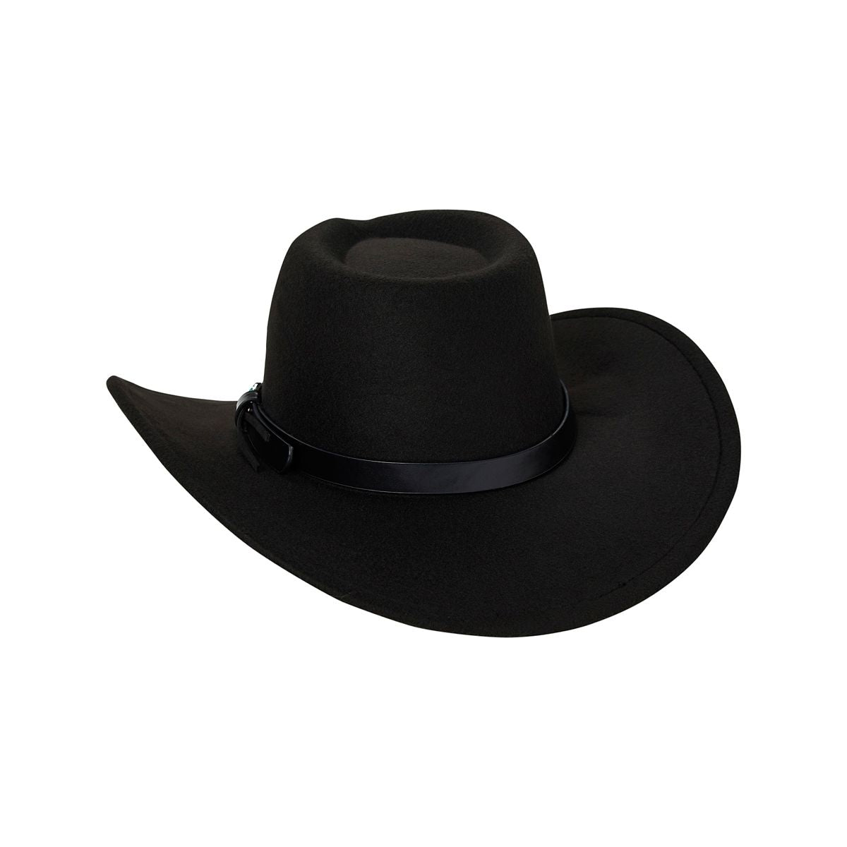Black Western Turquoise Cowboy Hat BLACK/TURQUOISE
