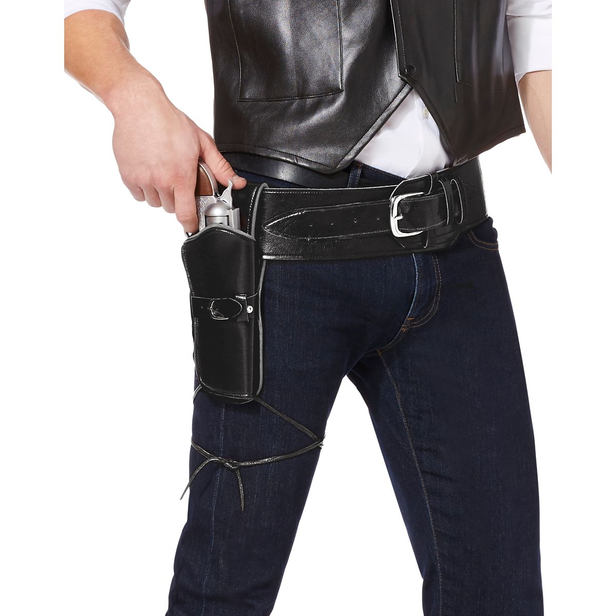 Western Belt and Holster BLACK