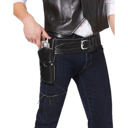 Western Belt and Holster BLACK