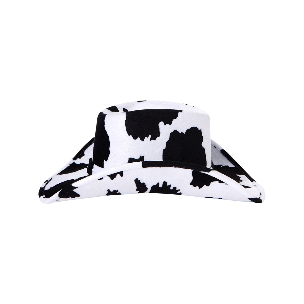 Cow Print Cowboy Hat BLACK AND WHITE