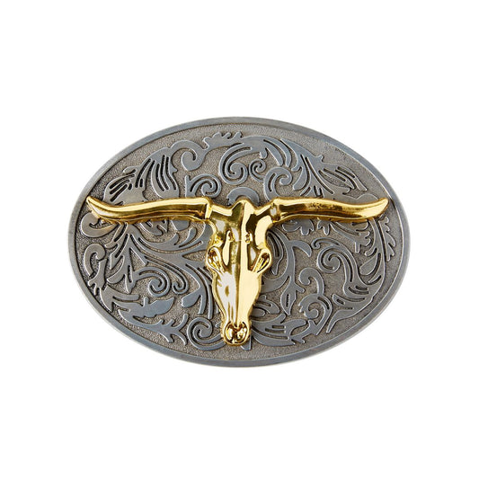 Western Belt Buckle SILVER