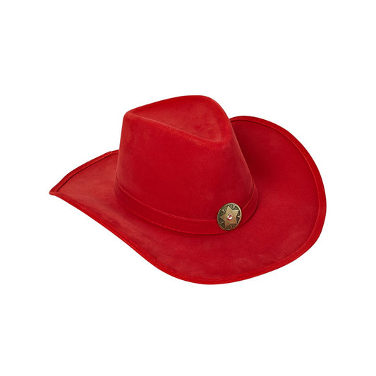 Red Western Cowboy Hat RED